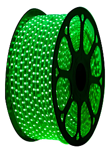 Fita led 5050 rolo 100 metros 60 LEDS por metro verde IP66 a prova d'água.