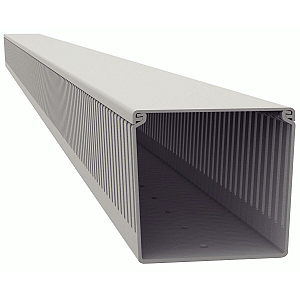 Canaleta para Painel Aberta 80x80x2000 mm Tramontina Cinza.