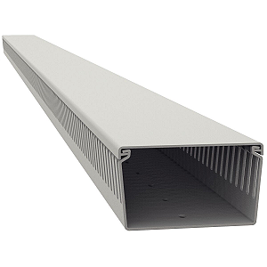 Canaleta para Painel Aberta 80x50x2000 mm Tramontina Cinza.