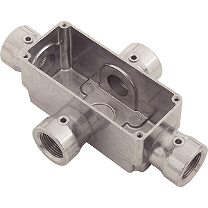 Condulete TG 3/4" Tipo X Classe V Tramontina com Rosca.