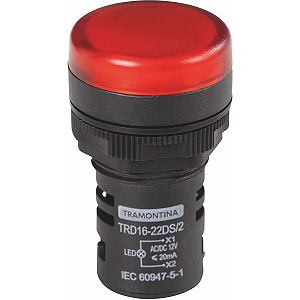 Sinalizador Tramontina TRD16-22DS/2 12 V Vermelho.