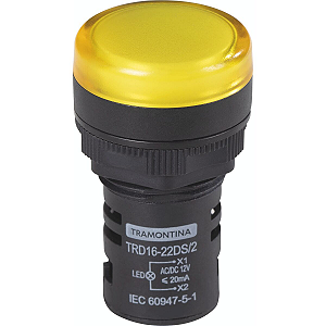 Sinalizador Tramontina TRD16-22DS/2 12 V Amarelo.