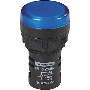 Sinalizador Tramontina TRD16-22DS/2 12 V Azul.