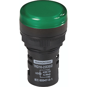 Sinalizador Tramontina TRD16-22DS/2 12 V Verde.
