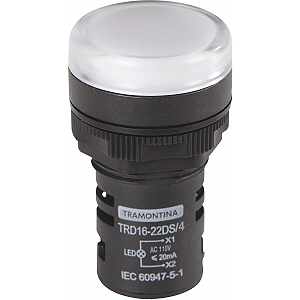 Sinalizador Tramontina TRD16-22DS/4 110 V Branco.