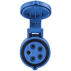 Tomada de Acoplamento Industrial 3P+N+T Tramontina 32 A 220-250 V 9 H IP44.
