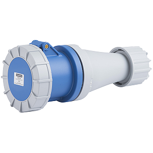 Tomada de Acoplamento Industrial 3P+T Tramontina 63 A 220-250 V 9 H IP67.