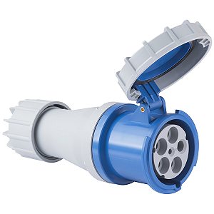 Tomada de Acoplamento Industrial 3P+N+T Tramontina 125 A 220-250 V 9 H.