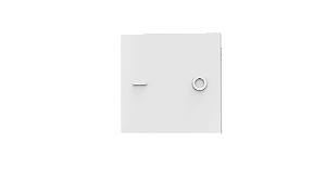 Módulo para interruptor 1 tecla bipolar 25A branco - Beleze.