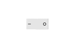 Módulo para interruptor 1 tecla bipolar paralelo branco - Beleze.