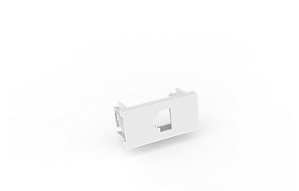 Módulo para keystone rj-11 / rj-45 branco - Beleze.