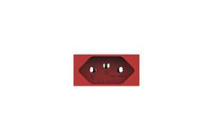 Módulo para tomada 20A vermelho - Beleze.