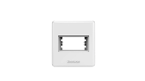 Placa Espelho 1 Módulo/Tecla branco - Beleze.