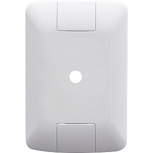 Placa com 1 Furo 9,5 mm 4x2 Tramontina Aria Branca.