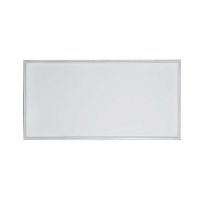 Luminária plafon LED de embutir retangular 72W 6000K 5.760 lúmens 60cm x 30cm.