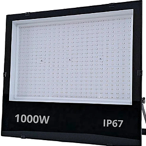 Refletor LED SMD 1000W 6000K 90.000 lúmens IP67.