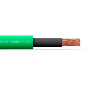 Cabo Flexível 0,6/1KV 90° Hepr 70mm² classe 5 verde rolo com 100 metros.
