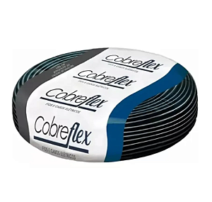 Cabo Flexível 750V 0,50mm Preto Rolo Com 100 Metros.