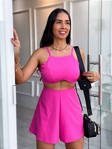 Conjunto Short Juliana - Rosa Chiclete