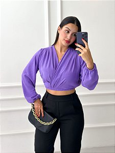 Cropped Jade - Lilás