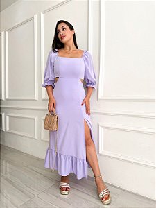 Vestido Beatriz (LEVES DEFEITOS)- Lilás