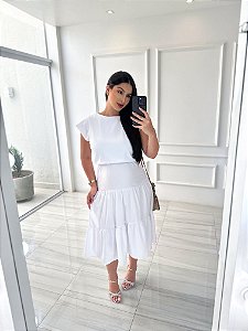 Vestido Olívia - Branco