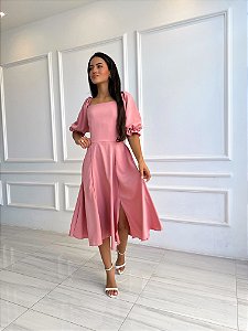 Vestido Heloisa - Rosê