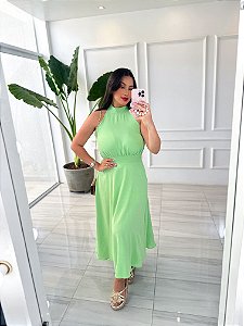 Vestido Pérola - Verde Candy