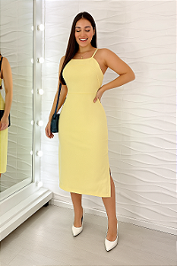 Vestido Karina - Amarelo