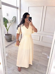 Vestido Catarina - Creme