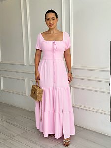 Vestido Alessandra - Rosa Candy