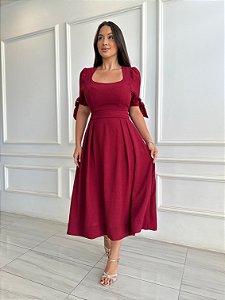 Vestido Estela - Marsala