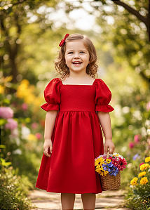 Vestido Helô - Vermelho