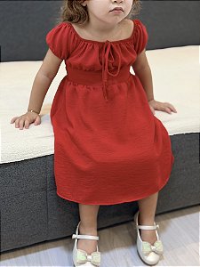 Vestido Bia - Vermelho
