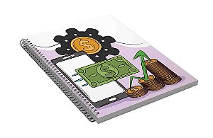Caderno Controle Financeiro A4 Cod CFA4CP03