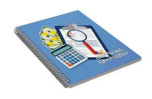 Caderno Controle Financeiro A4 Cod CFA4CP08