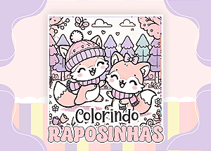 Livro Colorir Raposinhas LCBC09 1
