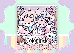 Livro Colorir Raposinhas LCBC09 2