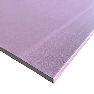 Chapa Gesso Drywall Resistente à Fogo 1200x1800x12,5mm Rosa