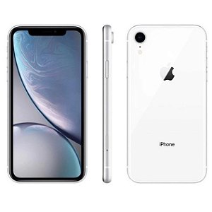 iPhone XR Apple 64GB Branco, Tela de 6.1”, Câmera de 12MP, iOS