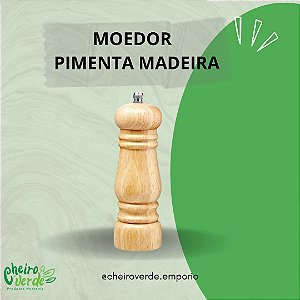 Moedor pimenta madeira