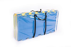 Kit Home 06 Alta Performace Artes Marciais (100x50x40mm) Azul/Amarelo