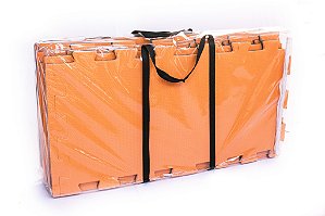 Kit Home 06 Alta Performace Artes Marciais (100x50x40mm) Azul Marinho/Laranja