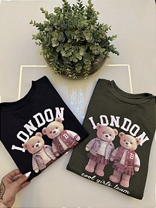 BLUSA MOLETOM URSO LONDON