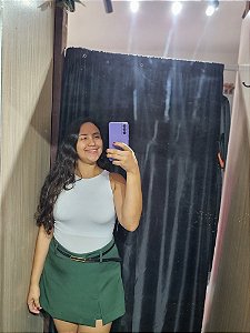 Short saia alfaiataria c/ cinto