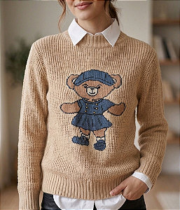 BLUSA FRIO TRICOT BEAR/URSO