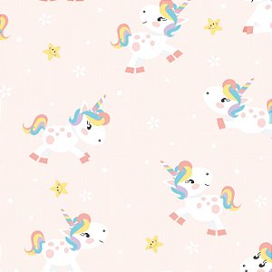 Papel de parede Unicórnio Kawaii Bebe