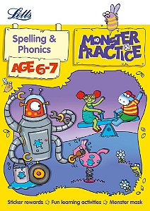 Monster Practice - Spelling And Phonics - Age 6-7 - Book With Sticker