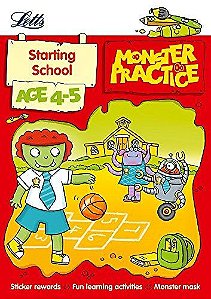 Monster Practice - Starting School - Age 4-5 - Book With Sticker