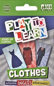 Play To Learn - Clothes - Jogo De Cartas